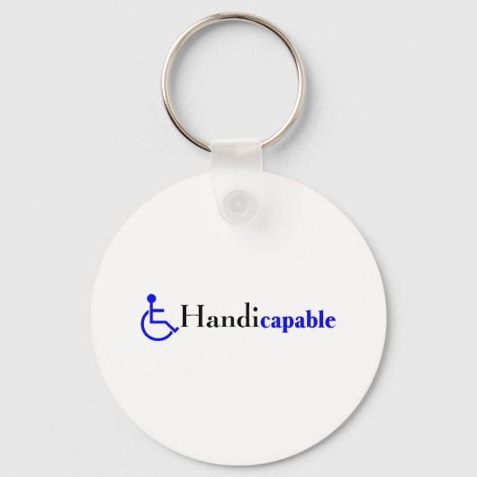 Handicapabel (rolstoel) sleutelhanger (Voorkant)