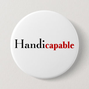 Handicapabel Ronde Button 7,6 Cm