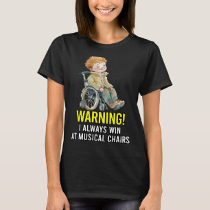 Handicapabele gehandicapte rolstoel H T-shirt