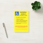 HANDICAPOVERTREDING POST-IT® NOTES (Kantoor)
