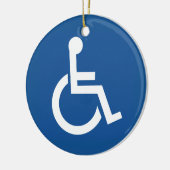 Handicapped Keramisch Ornament (Links)