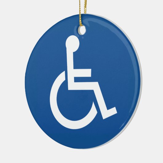 Handicapped Keramisch Ornament (Links)