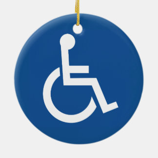 Handicapped Keramisch Ornament