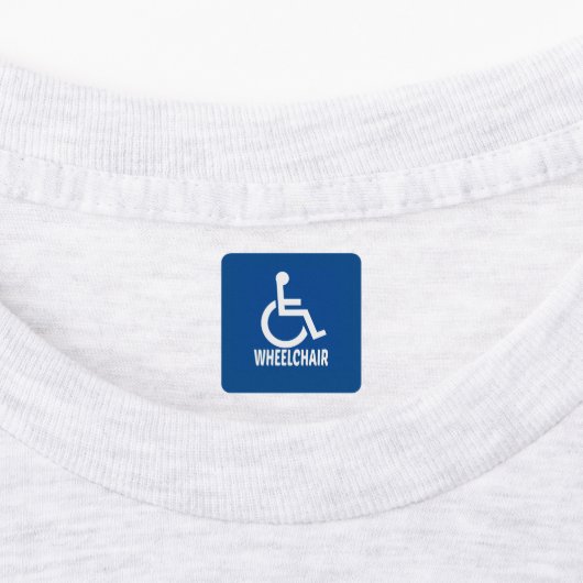 Handicapped Wheelchair Labels (Aangebracht)