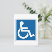 Handicaptborden Briefkaart (Staand voorkant)