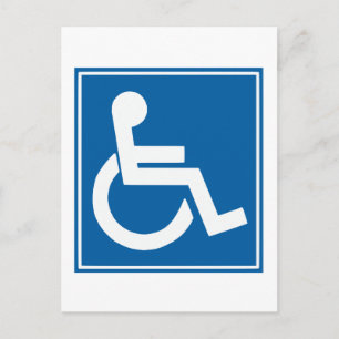Handicaptborden Briefkaart