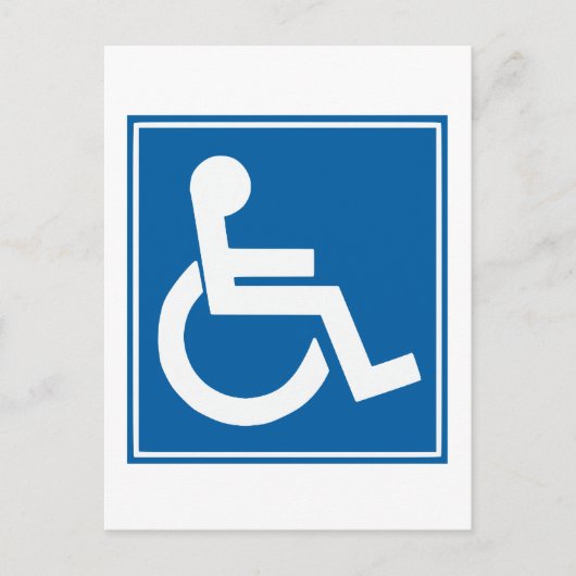 Handicaptborden Briefkaart (Voorkant)