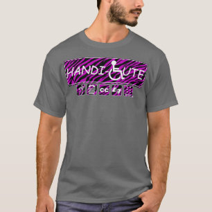 HandiCute Paarse Zebra Stripes T-shirt