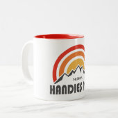 Handies Peak Tweekleurige Koffiemok (Voorkant links)