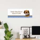 Handig Baby shower voor papaver/verjaardagstanner Poster (Thuiskantoor)