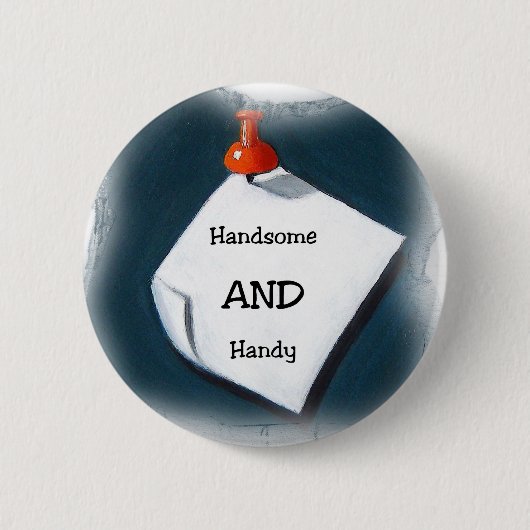 Handig en handig ronde button 5,7 cm (Voorkant)