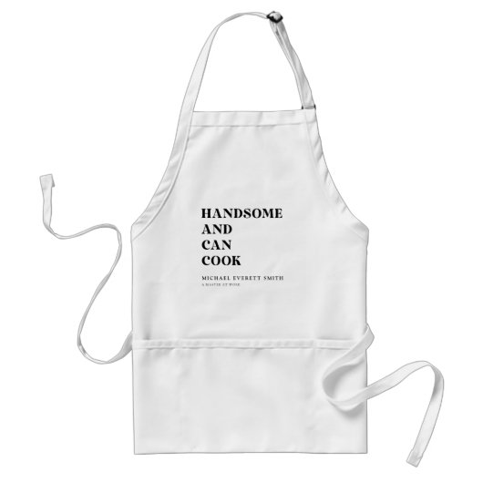 Handig en kan Schort afkoken (Voorkant)