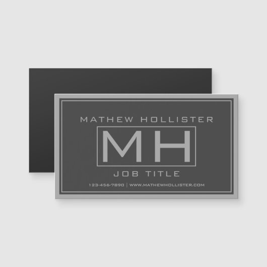 Handig grijs en donkergrijs (Voorkant / Achterkant)