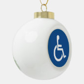 Handig Keramische Bal Ornament (Links)