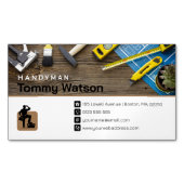 Handig Man | Bouw | Contractant Magnetisch Visitekaartje (Voorkant)