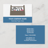 Handig Man Carpenter Visitekaartje (Voorkant / Achterkant)