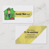 Handig Man Ph.D Visitekaartje (Voorkant / Achterkant)