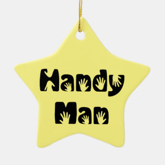 Handig Man T-shirt Keramisch Ornament