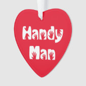 Handig Man T-shirt Ornament (voorkant)