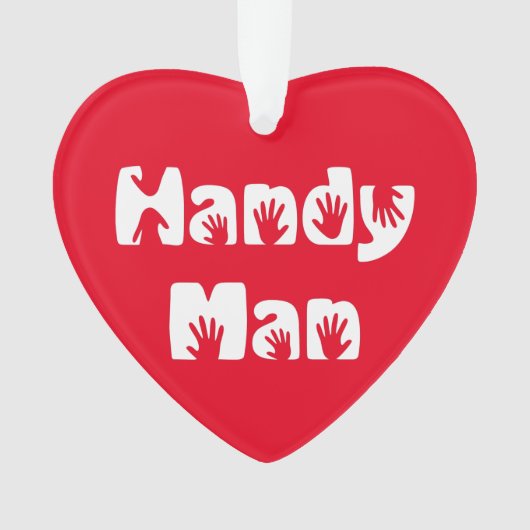 Handig Man T-shirt Ornament (voorkant)