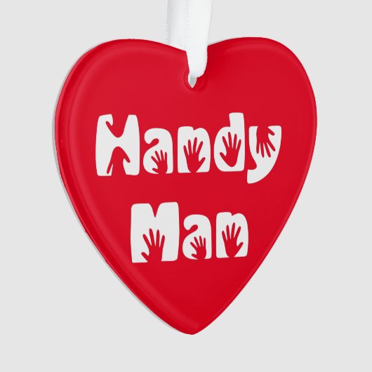 Handig Man T-shirt Ornament (voorkant)