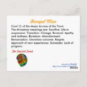 Handig Man Tarot-kaart Briefkaart (Achterkant)