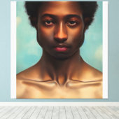 Handig Man uit de renaissance-periode Canvas Afdruk (Insitu (Houten vloer))