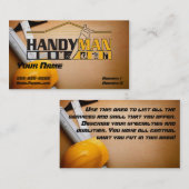 Handig Man Visitekaartje (Voorkant / Achterkant)