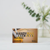 Handig Man Visitekaartje (Staand voorkant)