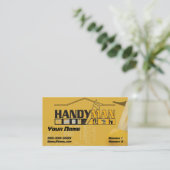 Handig Man Visitekaartje (Staand voorkant)