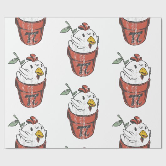 handig op de dag van de kip cadeaupapier (Vlak)