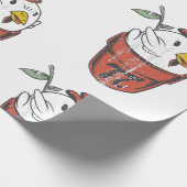 handig op de dag van de kip cadeaupapier (Hoek)