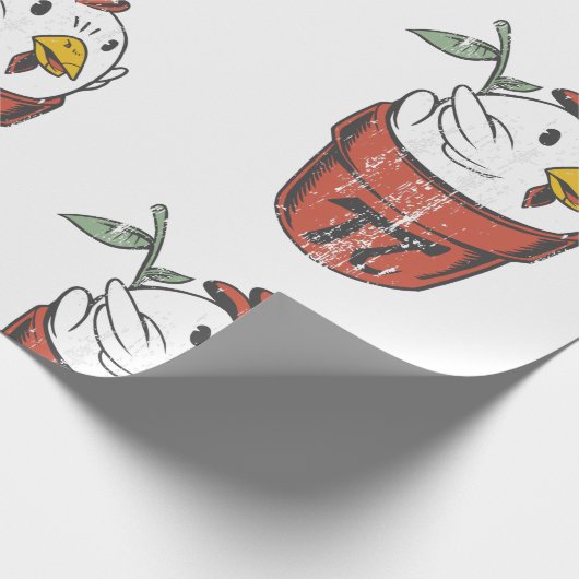 handig op de dag van de kip cadeaupapier (Hoek)