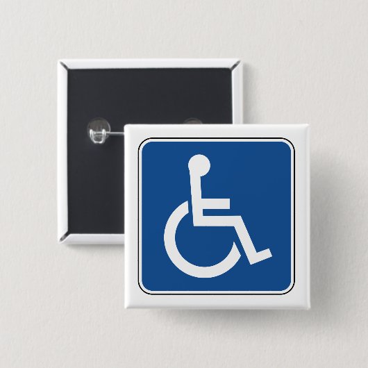 Handig Vierkante Button 5,1 Cm (Voorkant /achterkant)