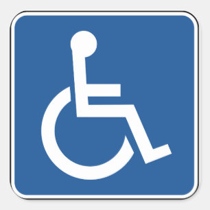 Handig Vierkante Sticker