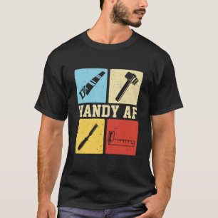 Handige AF Klusjesman Houtbewerking Mechanisch Tim T-shirt