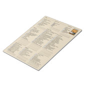 Handige controlelijst voor reisverpakking notitieblok (Schuin)