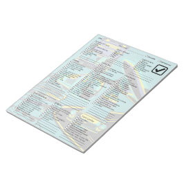 Handige controlelijst voor reisverpakking notitieblok