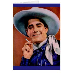 handige cowboy met sigaret