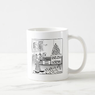 Handige en handige schroeven koffiemok