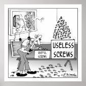 Handige en handige schroeven poster (Voorkant)