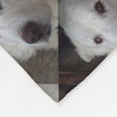 Handige Grote Pyreneeën Dog Fleece Deken (Hoek)