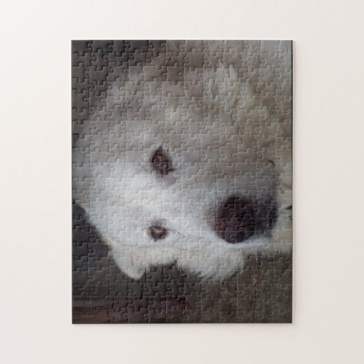 Handige Grote Pyreneeën Dog Legpuzzel (Verticaal)
