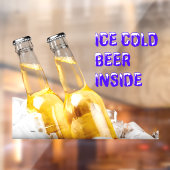 Handige ijsbeerder in de winkel raamsticker (Vel 2)