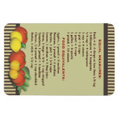 Handige keukengids voor kookmagneet in Sage Magneet (Horizontaal)