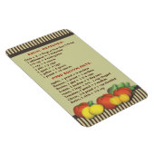 Handige keukengids voor kookmagneet in Sage Magneet (Rechterzijde)