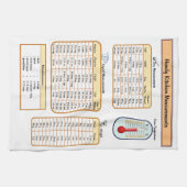 Handige keukenmaten keukendoek theedoek (Horizontaal)
