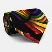 handige kleuren , baas stropdas (Opgerold)