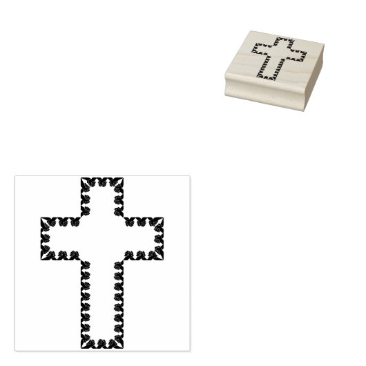 handige kruisstempel rubberstempel (Gestempeld)