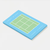 Handige lege tennisbaanindeling plakkerige post-it post-it® notes (Schuin)